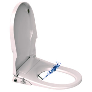 D shape Manual Bidet Seat | Eround Bathware Pro | Professional Bathroomware Supplier