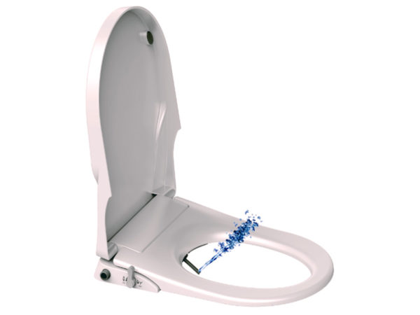 D shape Manual Bidet Seat | Eround Bathware Pro | Professional Bathroomware Supplier