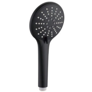 3 Position Plastic Black Handheld Spray Shower Head | Professional Bathroomware | Bathware Pro