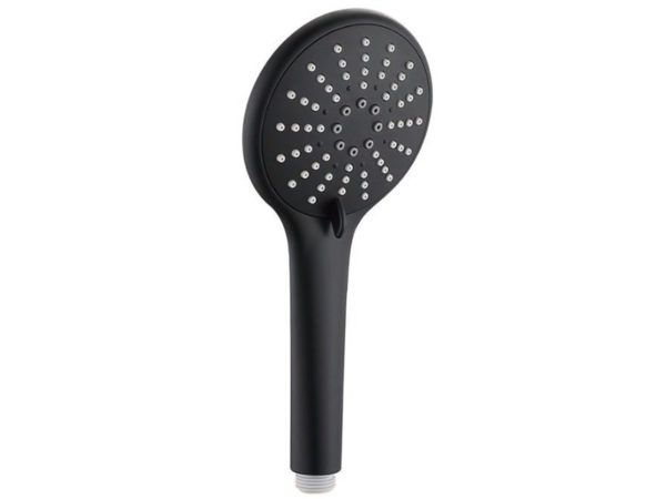 3 Position Plastic Black Handheld Spray Shower Head | Professional Bathroomware | Bathware Pro