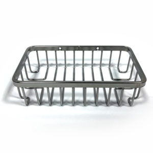 Stainless Steel Wall Mount Rectangular Shower Basket | Bathware Pro | Taiwan